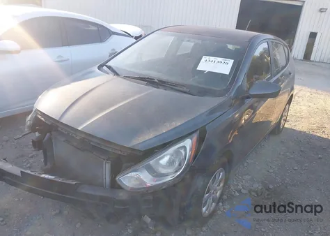 2012 Hyundai Accent Gs from USA, damaged, VIN KMHCT5AE9CU012605